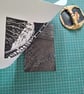 'Through the Arch'. An original handprinted linoprint of Ironbridge, Shropshire. - Image 3