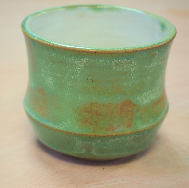 Stoneware Japanese inspired tea bowl or whisky cup