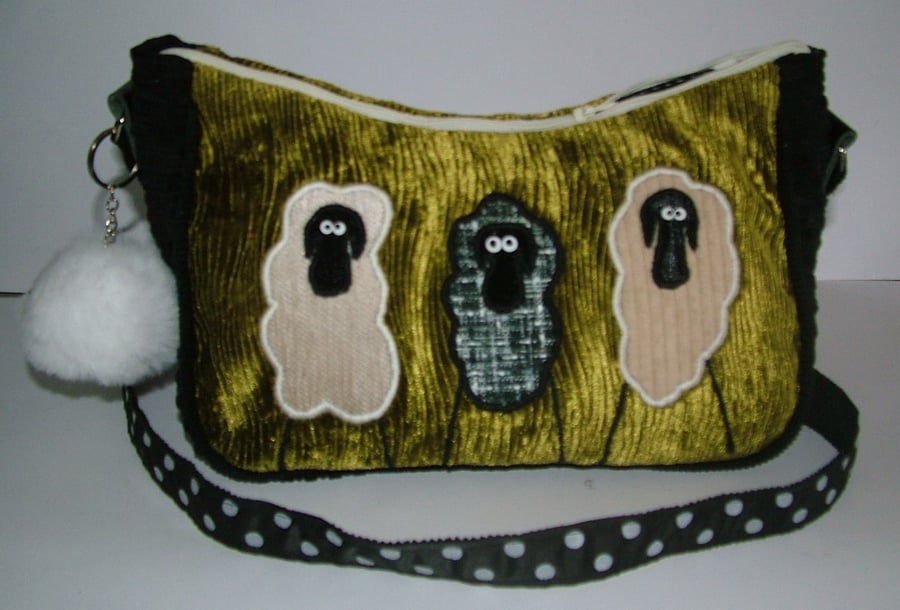 Three little sheep handbag