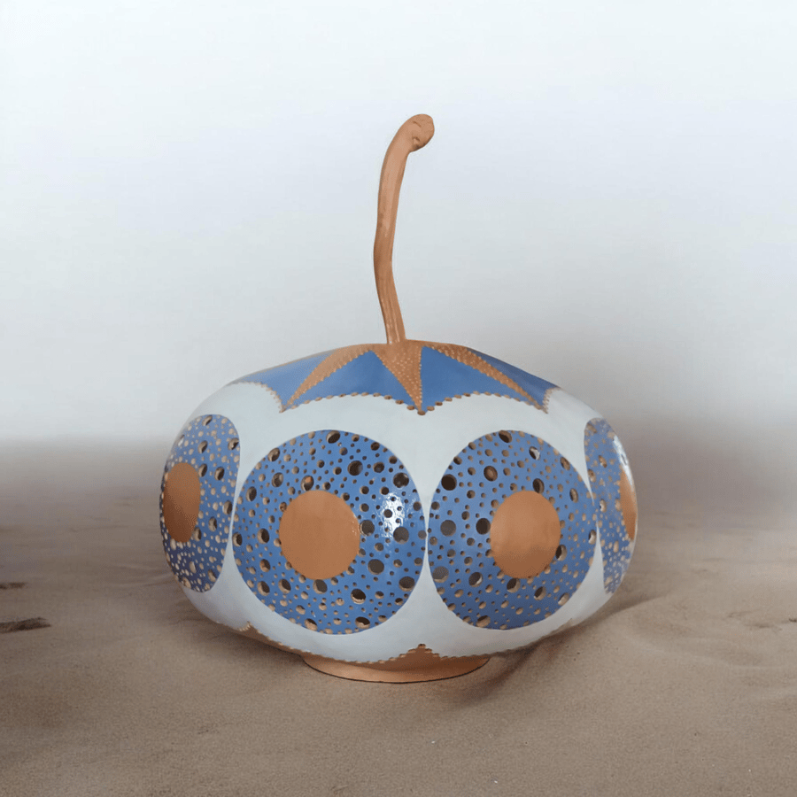 'On the Beach' Gourd Lamp