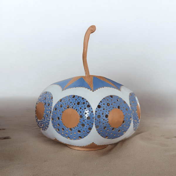 'On the Beach' Gourd Lamp