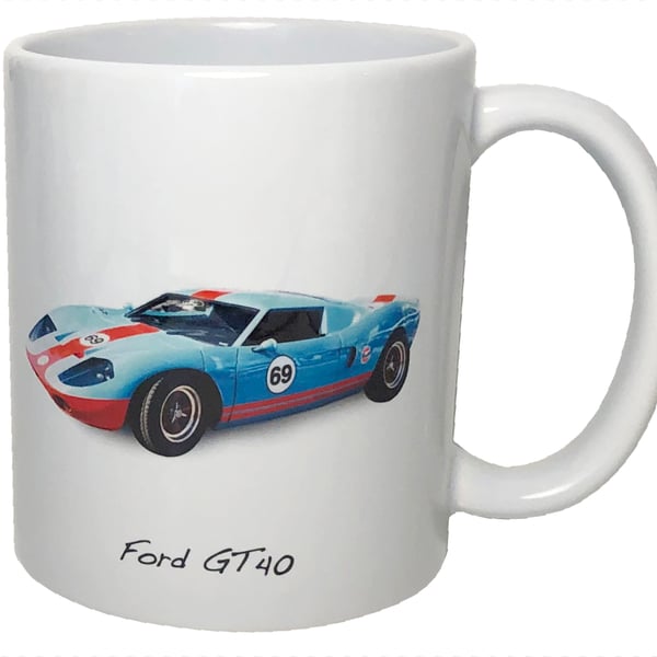 Ford GT40 - 11oz Ceramic Mug 