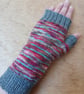 Gloves - hand knitted - fingerless - Image 6