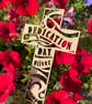 Personalised special occasion cross decoration - Image 7