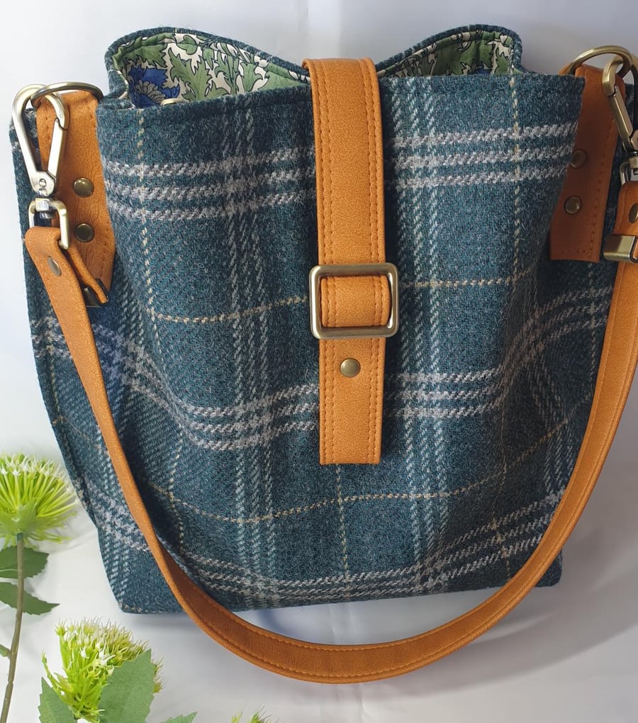 Yorkshire tweed handbag