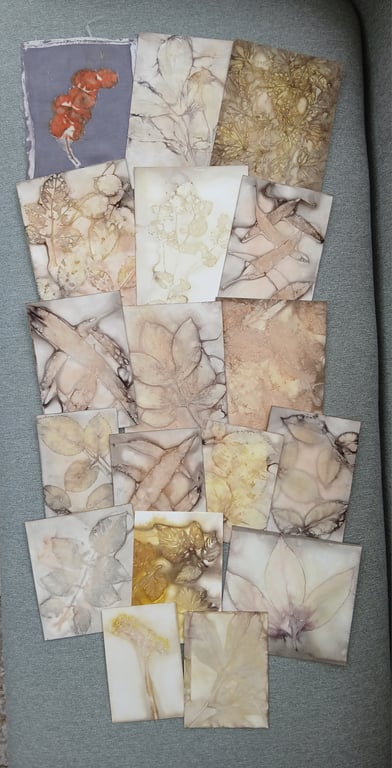 Pack of Eco Printed Papers