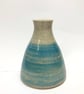 TURQUOISE AND BUFF STONEWARE VASE - Image 2
