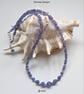 Designer 'A'A Grade 85ct Tanzanite Sterling Silver Necklace  - Image 5
