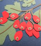 Botanical Papercut - Hawthorn - Original Art - Image 2