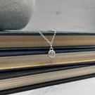 Personalised Silver Pebble Necklace