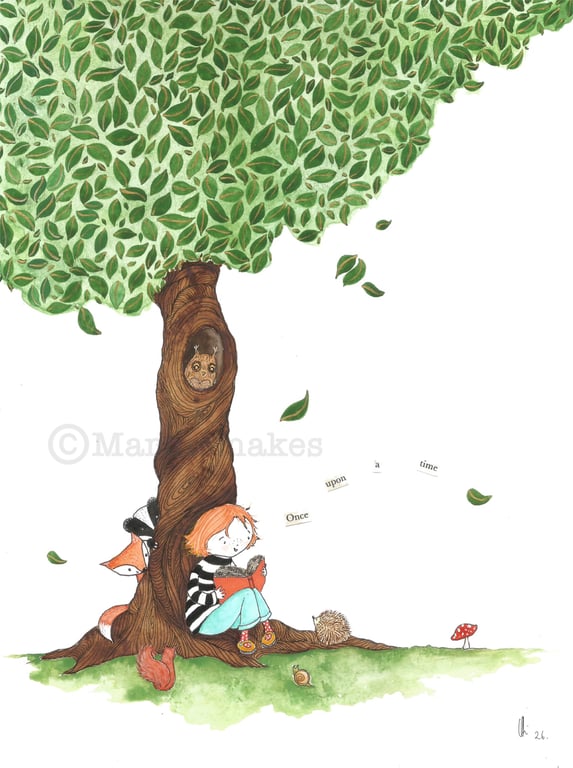 Once Upon A Time In The Forest   - A5 Giclee print ( PRE ORDER)