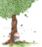 Once Upon A Time In The Forest   - A5 Giclee print ( PRE ORDER)