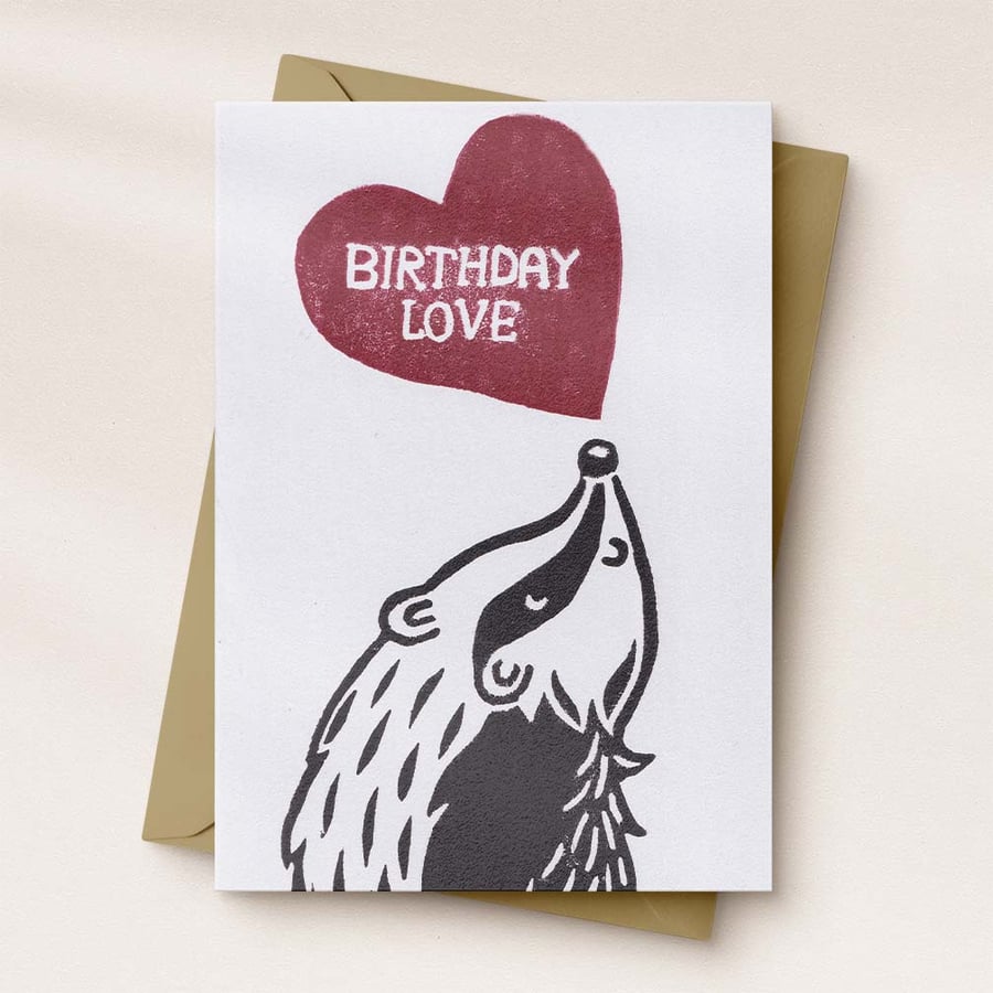 'Birthday Love' Birthday Card - A6