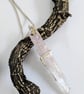 Sterling Silver and Natural Pink Kunzite Pendant on 20 Inch Necklace - Image 5