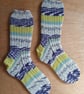 Socks, hand knitted, LARGE adult size 9-11 - Image 5