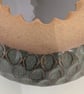 Green glazed stoneware decorative bowl. - Image 3