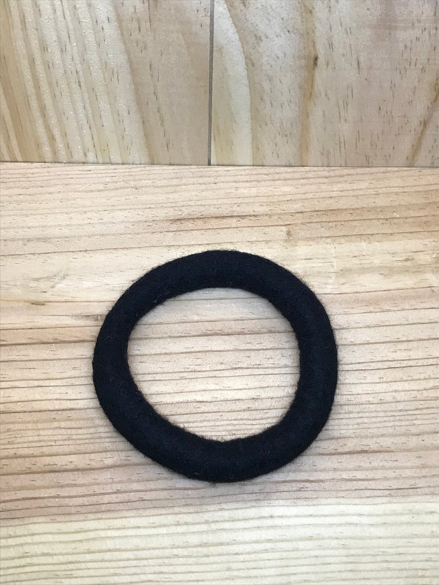 Black  Felt Bracelet. (431)
