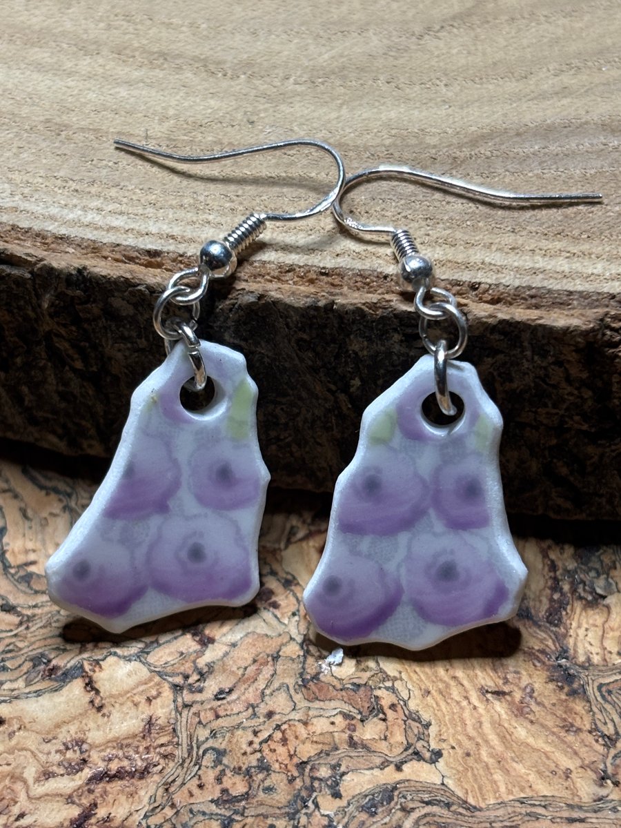 Unique Handmade Earrings, Eco Friendly Christmas Gifts, Sterling silver.