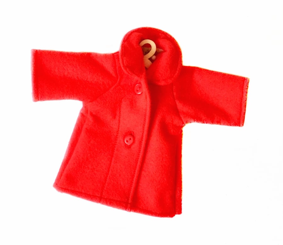 Red Tailored Coat - reserved for Ali