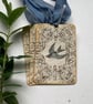 GIFT TAGS, Vintage -style. ( set of 3) ' Bird in Flight'..ready to ship...