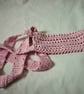 Crocheted bag for 500ml bottle - pink - Image 2