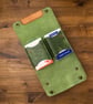 Personalized Leather Playing Card Case: Handmade Double Deck Holder  - Image 2