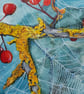 Hawthorn and spider webs in the hedgerow original artwork  - Image 2