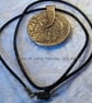 Bronze and Polymer Clay Pendant - Image 3