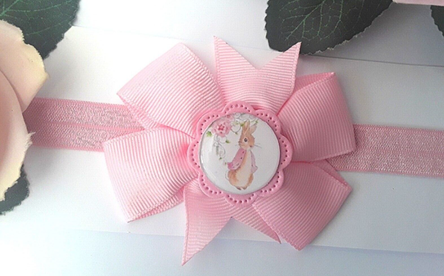 Flopsy bunny baby headband, Flopsy bunny hair clip, Flopsy bunny bobble