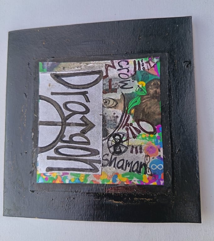 Pagan druid dragon card