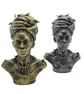 Queen Nanny bust, jamaican national hero statue, maroons of Jamaica, figurine
