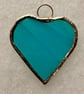 Stained glass small heart, BLUE variations - Image 3
