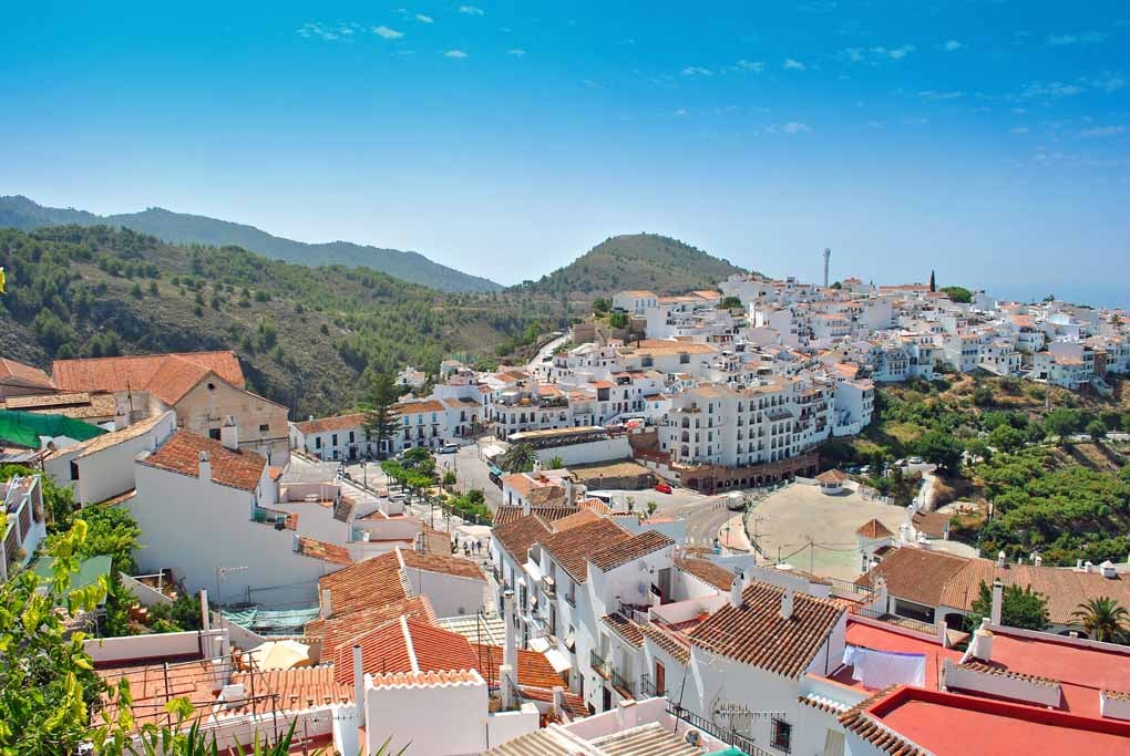Frigiliana Andalusia Costa Del Sol Spain 18"x12" Print
