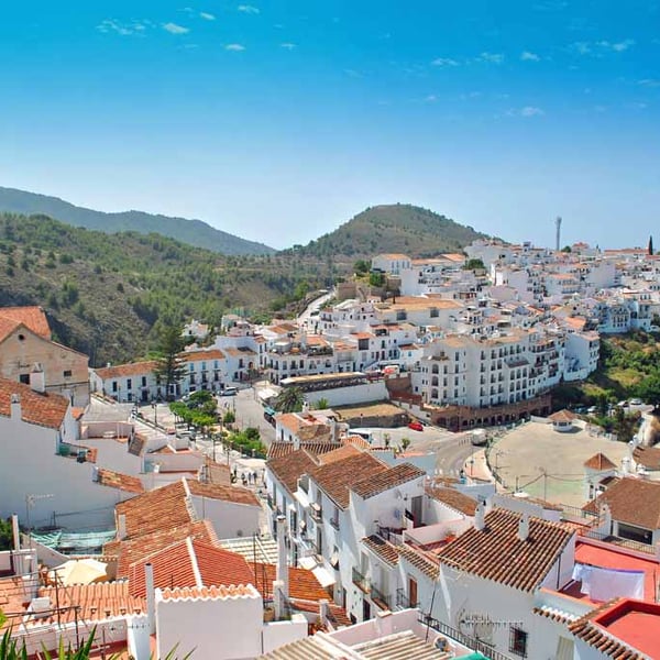 Frigiliana Andalusia Costa Del Sol Spain 18"x12" Print