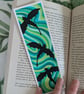 Handmade Green Dragon Swirl Bookmark - Image 4