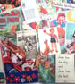 Vintage Children's illustrations scrapbook journalling collage pack 