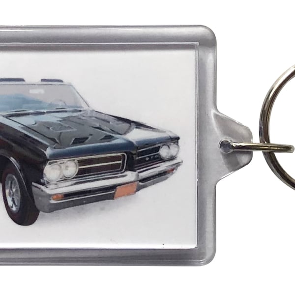 Pontiac GTO Convertible 1964 - Keyring with 50x35mm Insert