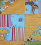 Cats and Butterflies Patchwork Tote Bag - Image 3