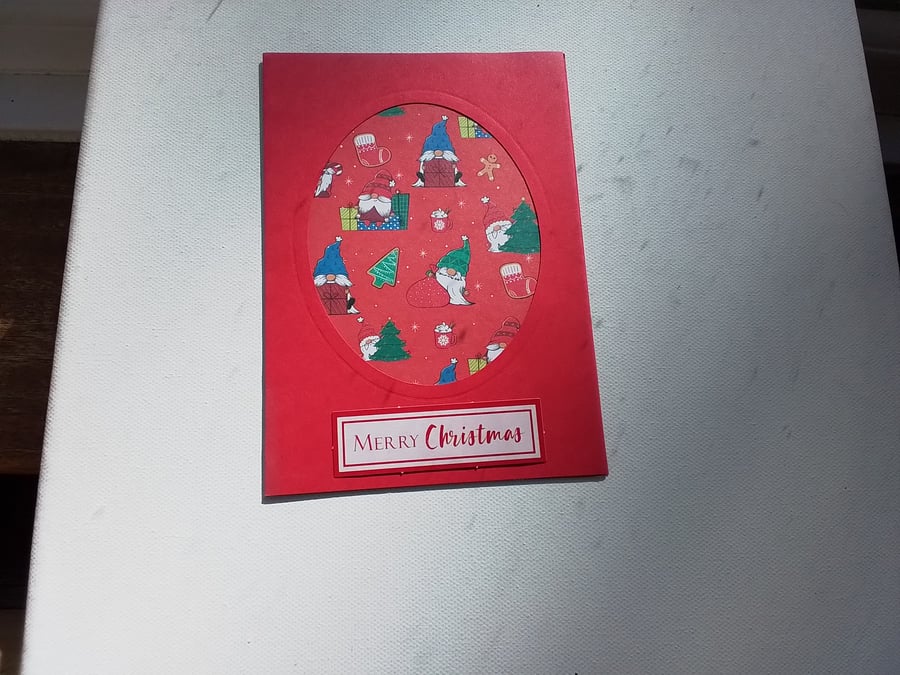 Christmas card. Christmas. Gnomes. Gonos. Ref 282