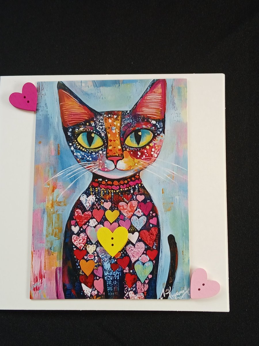 Handmade blank card 