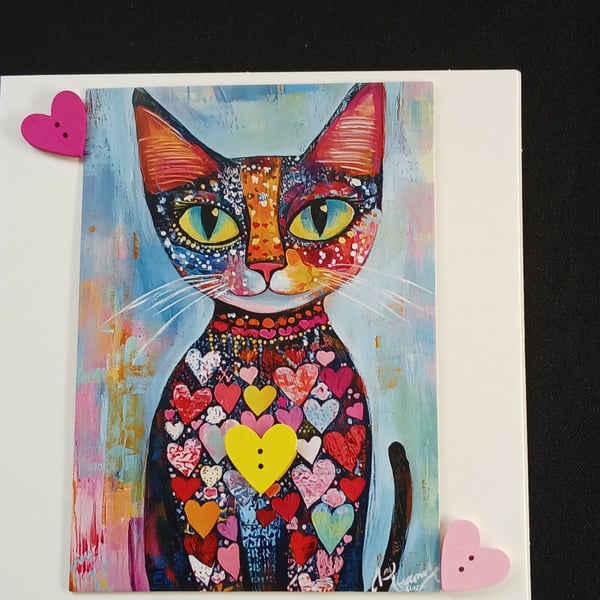 Handmade blank card 