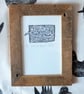 Lino print - Mini Cat Ballet - Image 4