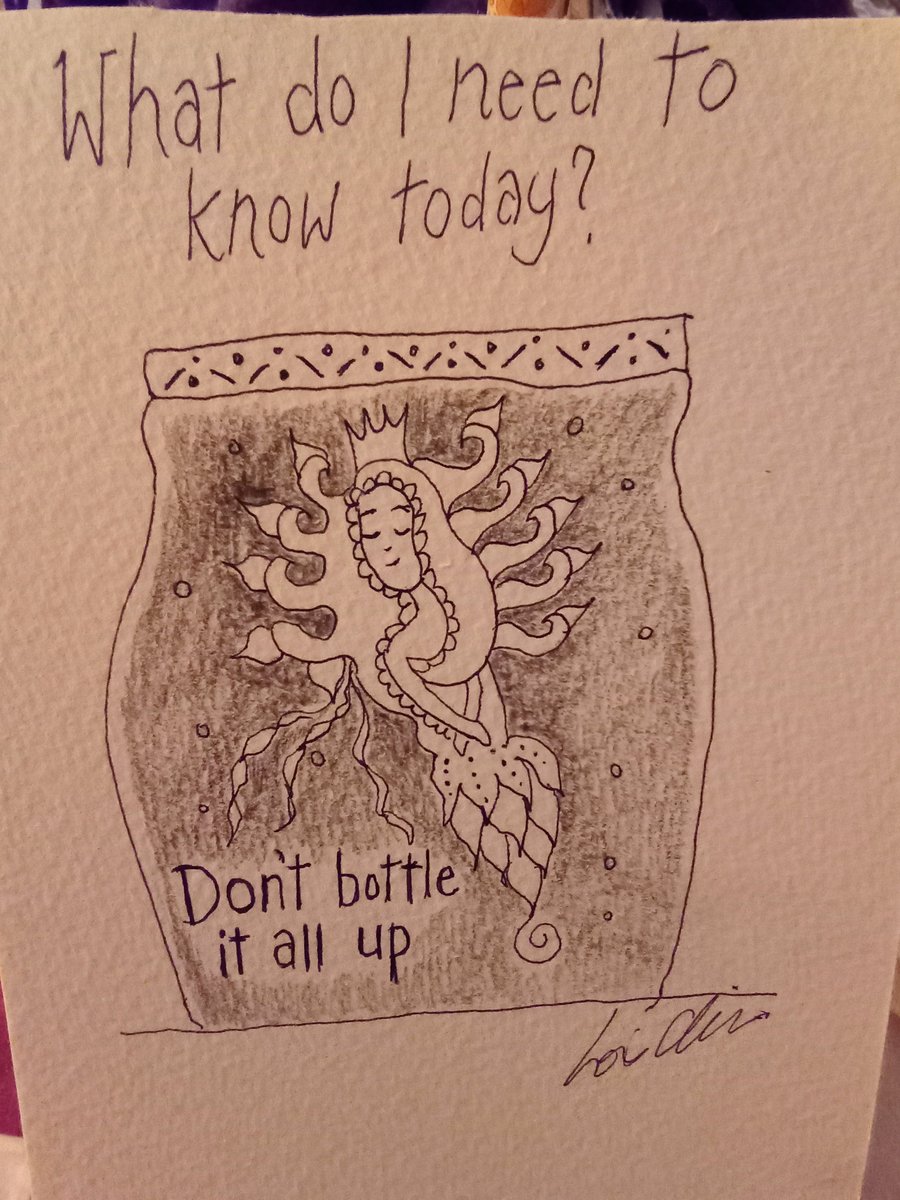 Small Prophets inspired original drawing "Don't bottle it all up"