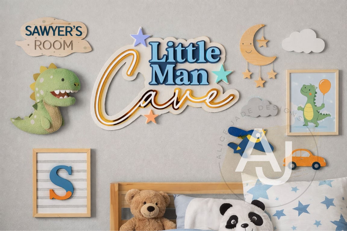 Little Man Cave Sign