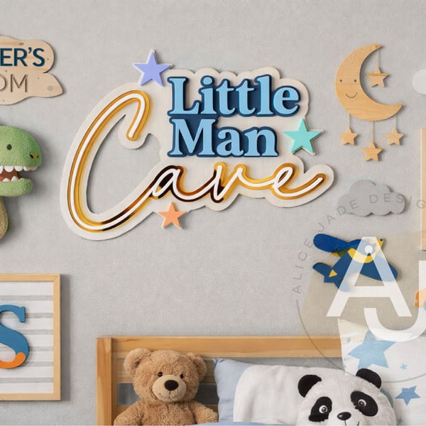 Little Man Cave Sign