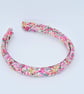 Liberty Fabric Braided Hairband - Handmade - Image 2