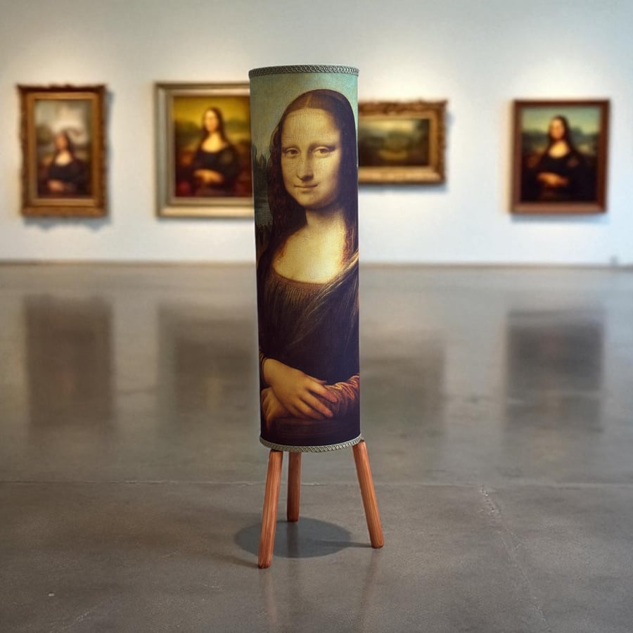 Mona Lisa Floor Lamp - Art Meets Lighting