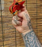 Dragon Finger Puppet - Red Yellow - Image 1