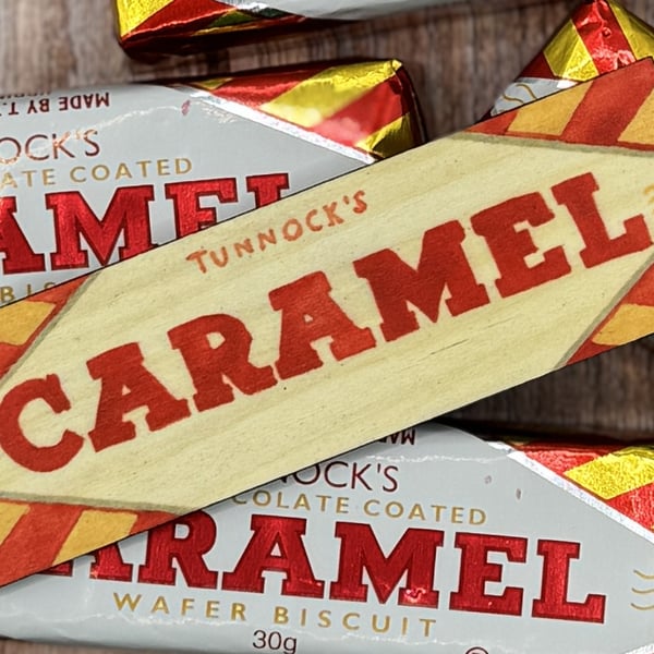 Caramel Wooden Magnet - Maple Ply