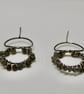 Blackened Silver and Labradorite Earrings - Image 4